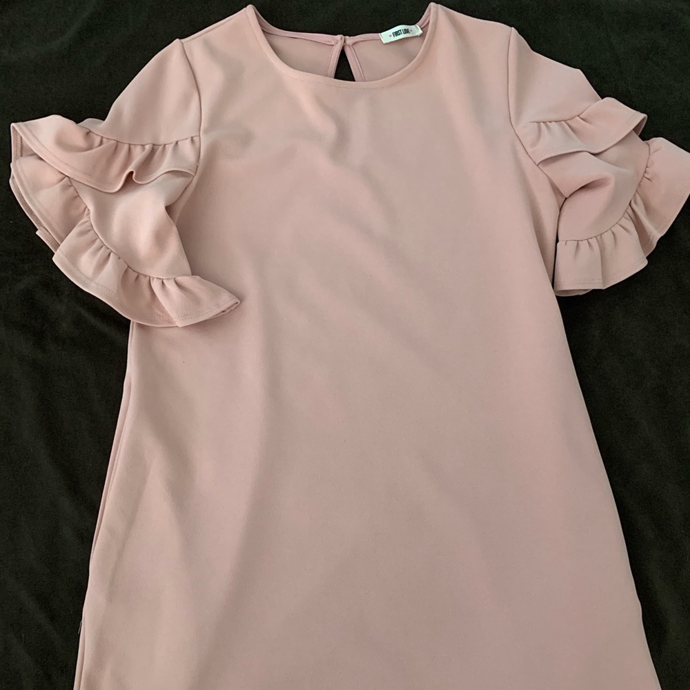 Pink T-shirt Dress